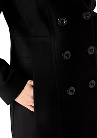 Women's Double Breasted Peacoat