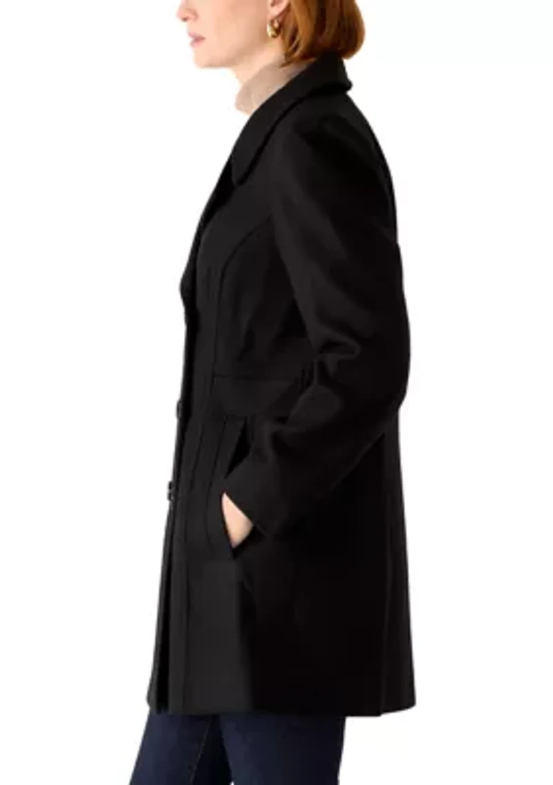 Women's Double Breasted Peacoat