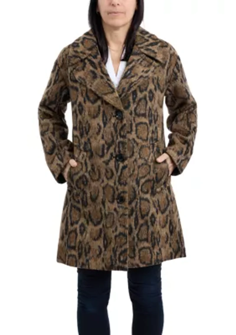 Women's Animal Print Coat
