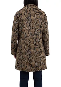 Women's Animal Print Coat