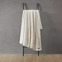 Faux Fur Solid Microfiber Throw Blanket