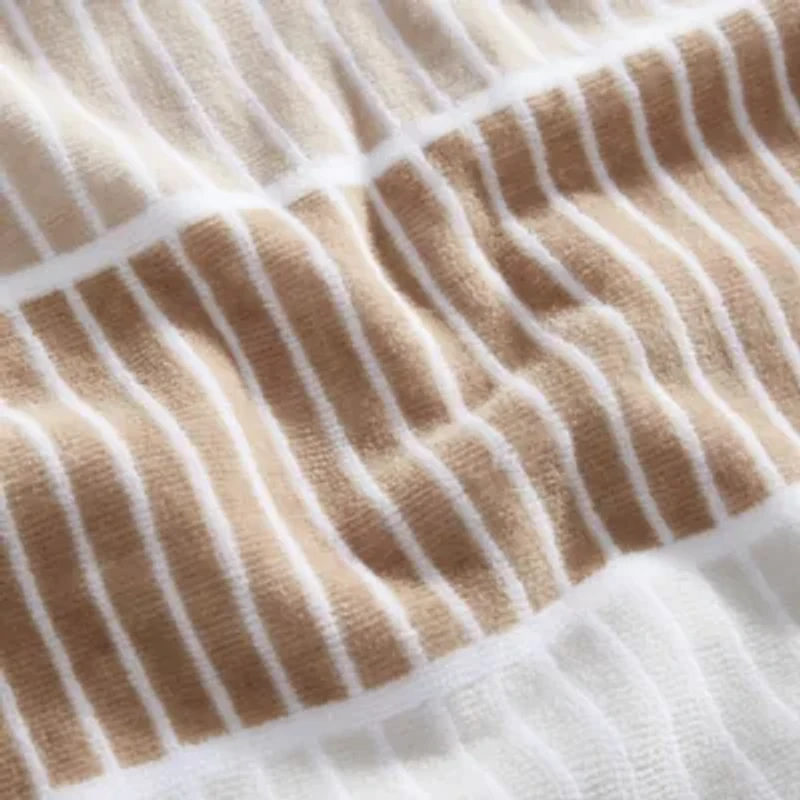 Blocked  Beach Towel Yarn-Dye Stripe