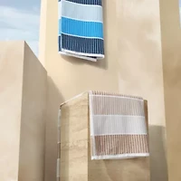 Blocked Beach Towel Yarn-Dye Stripe