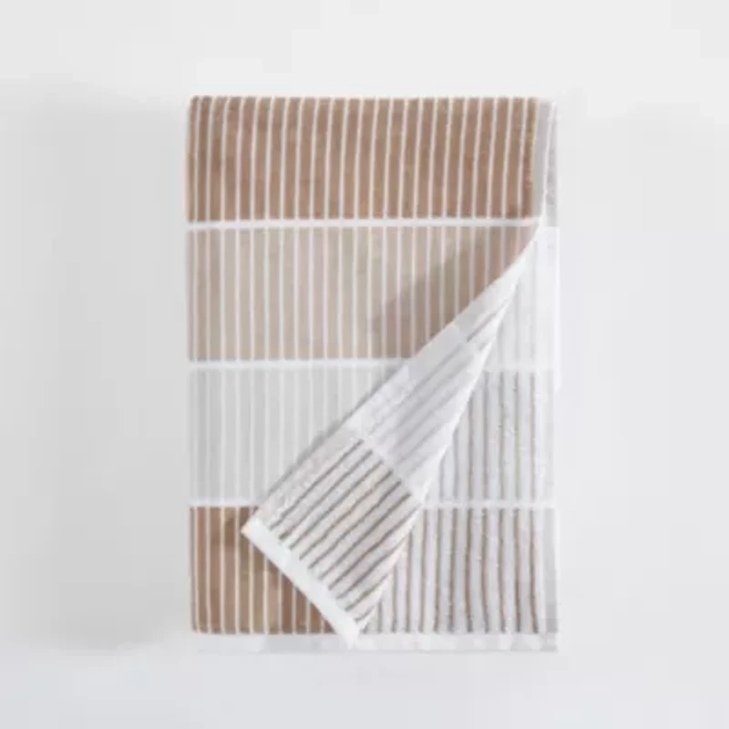 Blocked  Beach Towel Yarn-Dye Stripe