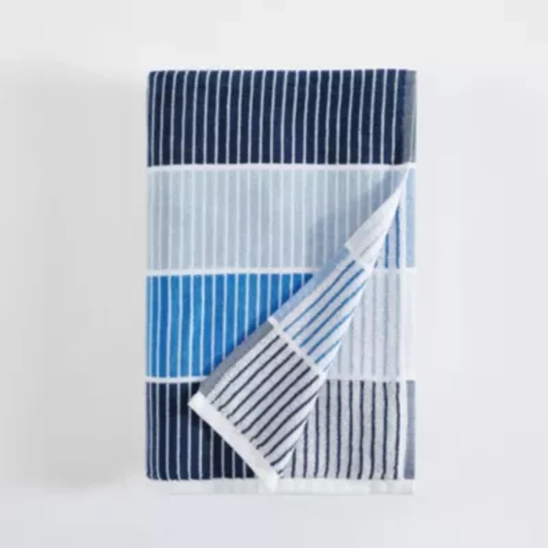 Blocked Beach Towel Yarn-Dye Stripe