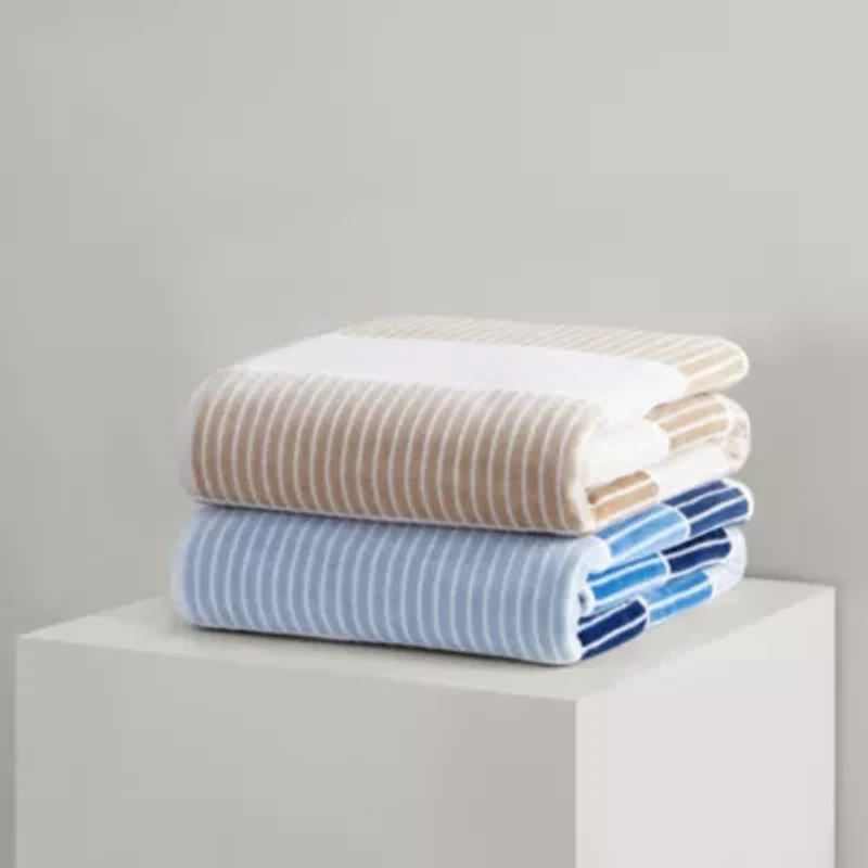 Blocked Beach Towel Yarn-Dye Stripe