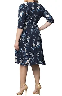 Women's Plus Signature Print Wrap Dress