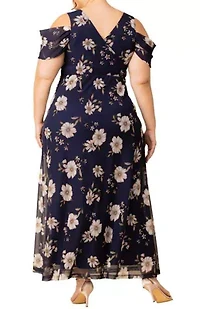 Women's Plus Seraphina Mesh Gown