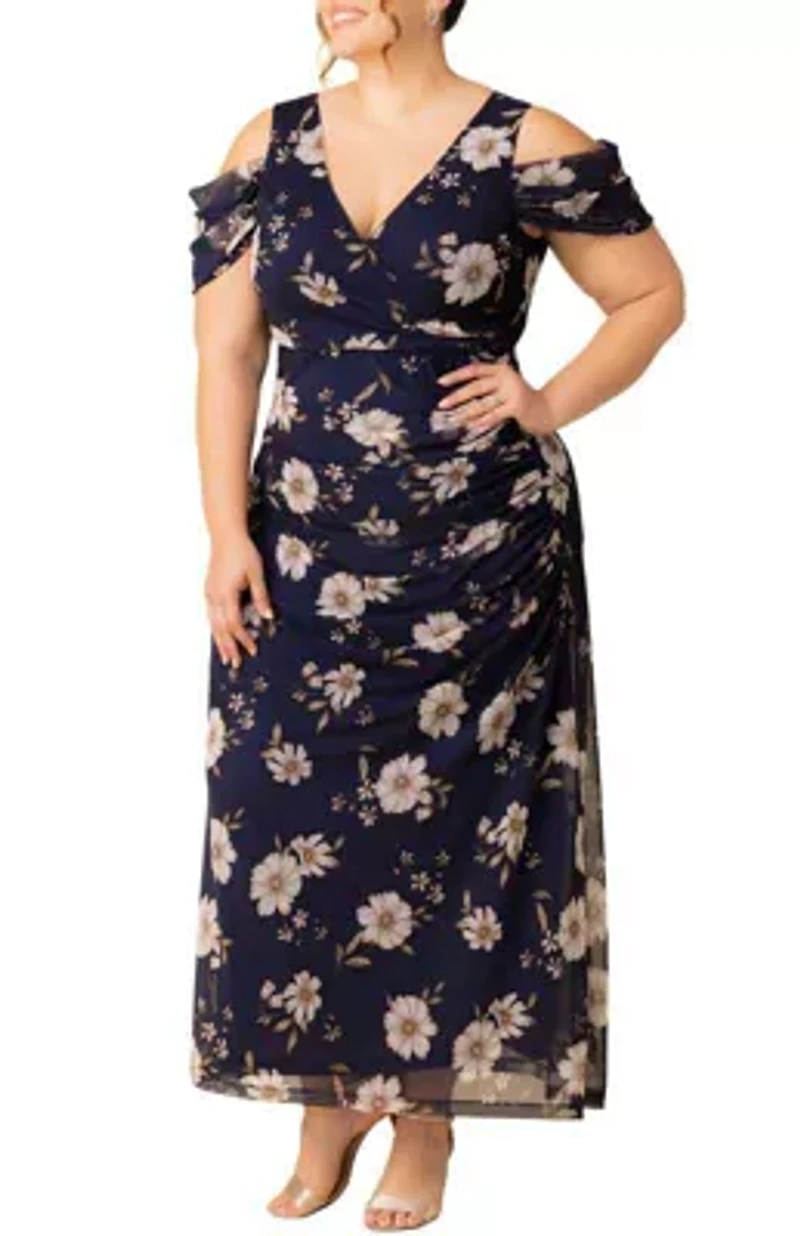 Women's Plus Seraphina Mesh Gown