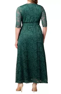Women's Plus Maria Lace Evening Gown