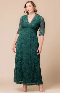 Women's Plus Maria Lace Evening Gown