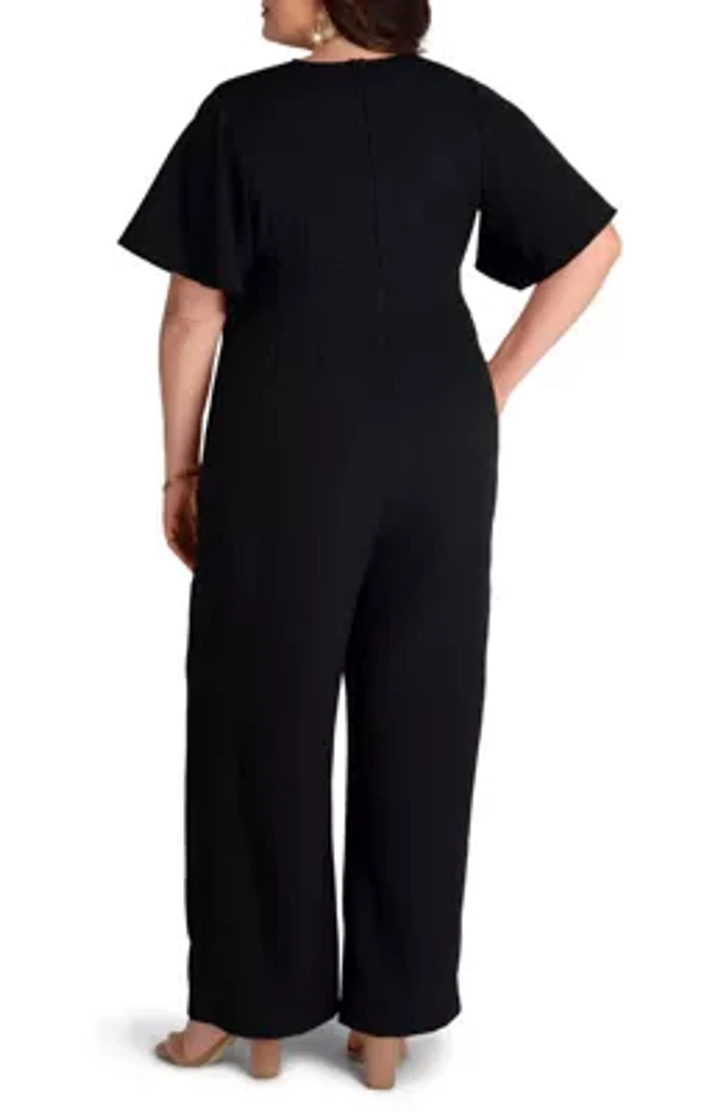 Women's Plus Charisma Crepe Jumpsuit