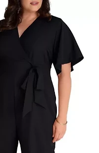 Women's Plus Charisma Crepe Jumpsuit