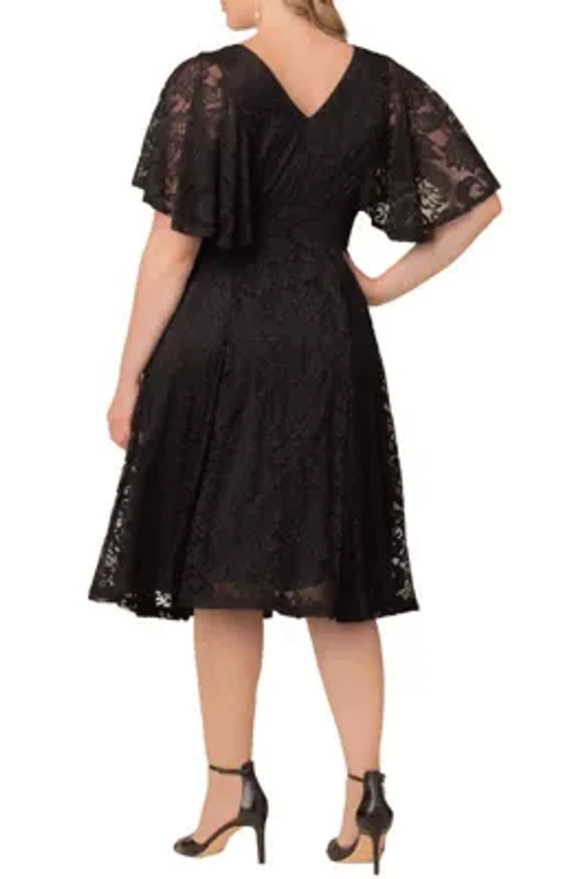 Women's Plus Camille Lace Cocktail Dress