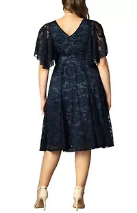 Women's Plus Camille Lace Cocktail Dress