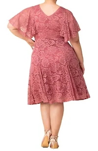 Women's Plus Camille Lace Cocktail Dress