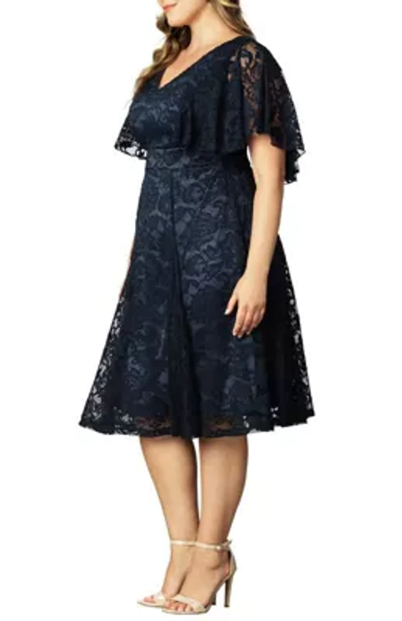 Women's Plus Camille Lace Cocktail Dress