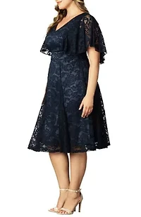 Women's Plus Camille Lace Cocktail Dress
