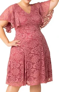 Women's Plus Camille Lace Cocktail Dress