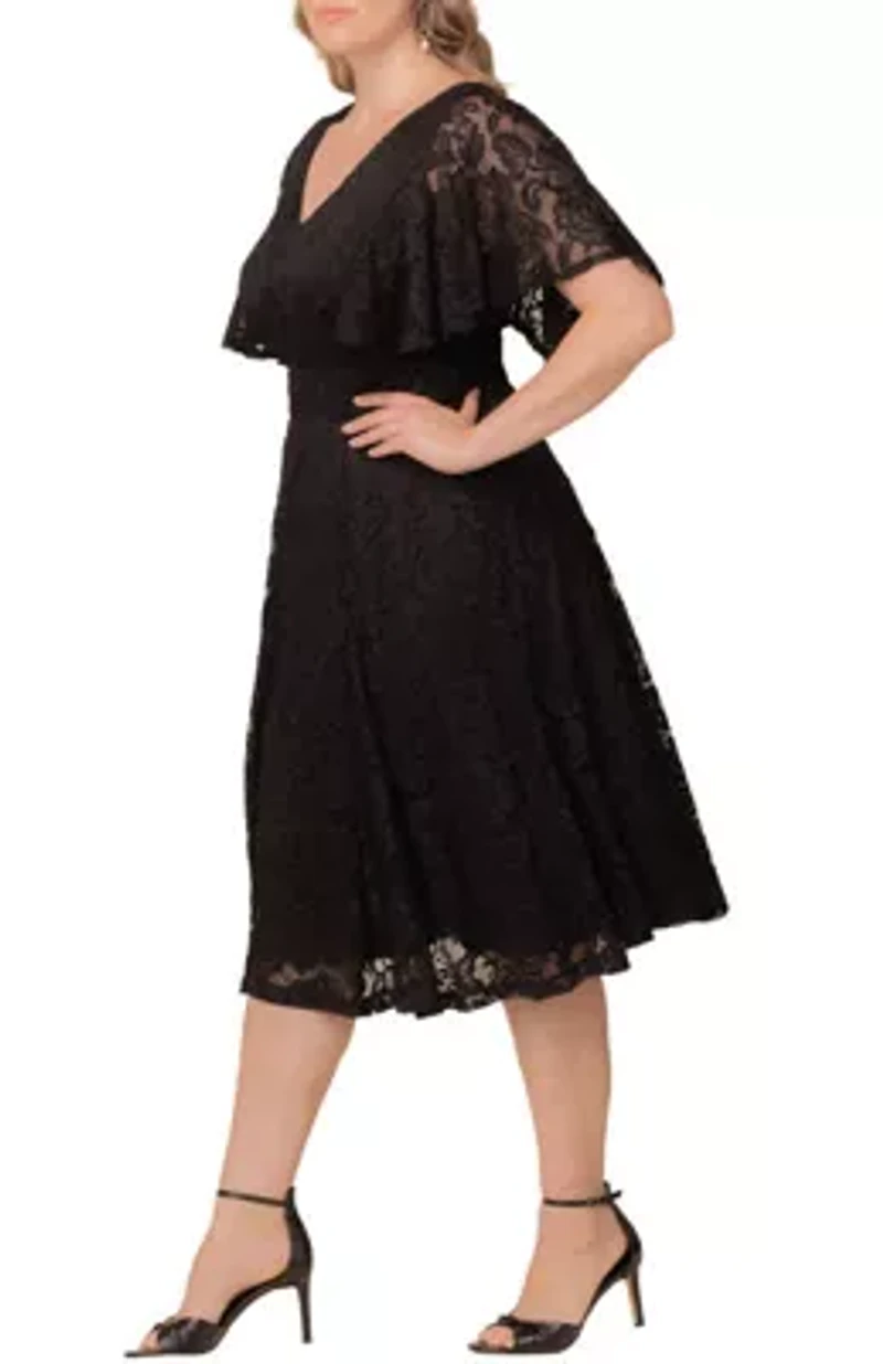Women's Plus Camille Lace Cocktail Dress