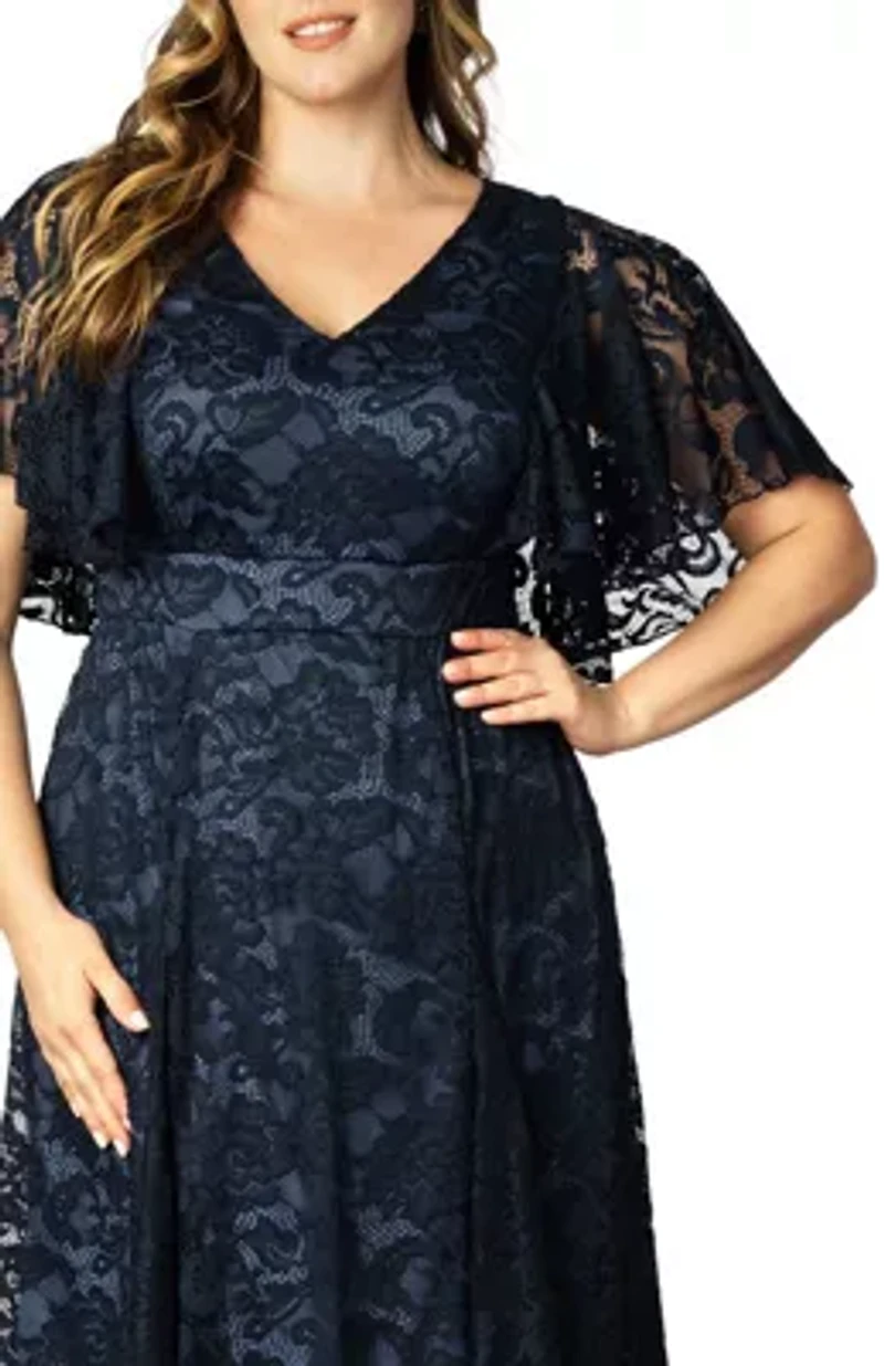 Women's Plus Camille Lace Cocktail Dress