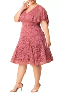 Women's Plus Camille Lace Cocktail Dress