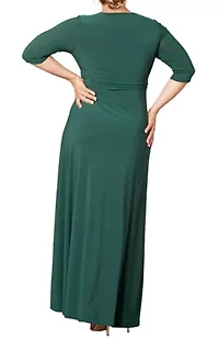 Women's Plus Romanced by Moonlight Long Gown