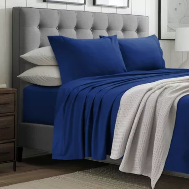 Tribeca Living 1000 Thread Count Egyptian Cotton Sateen Extra Deep Pocket Sheet Set