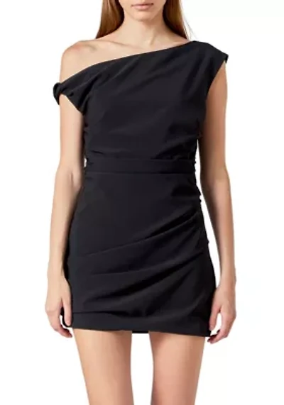 Draped Mini Dress