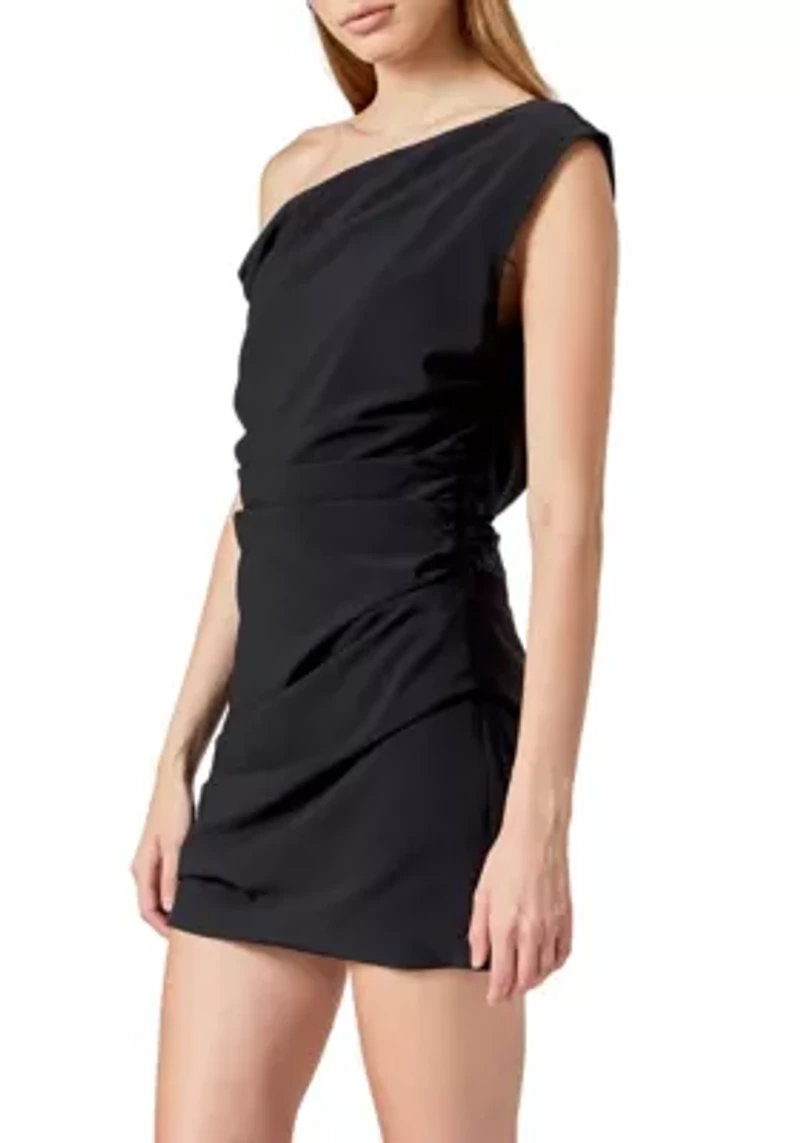 Draped Mini Dress
