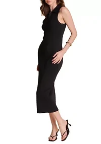 Collared Sleeveless Maxi Dress