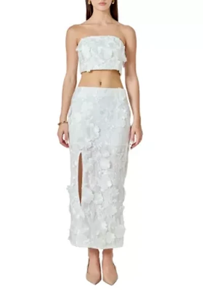 Floral Embroidered Set