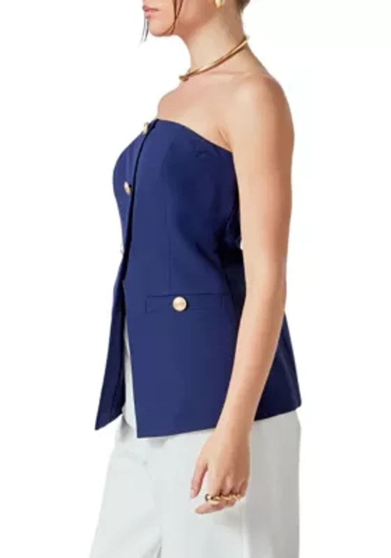 Strapless Suit Long Top