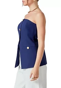 Strapless Suit Long Top