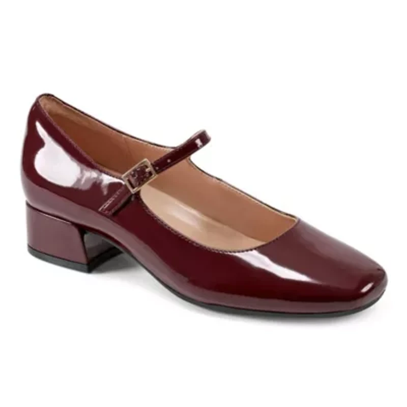 Janica Block Heel Mary Jane Dress Pumps