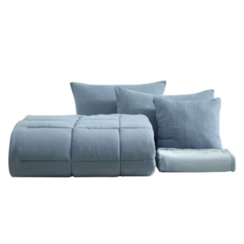 Solid Microfiber Comforter Set