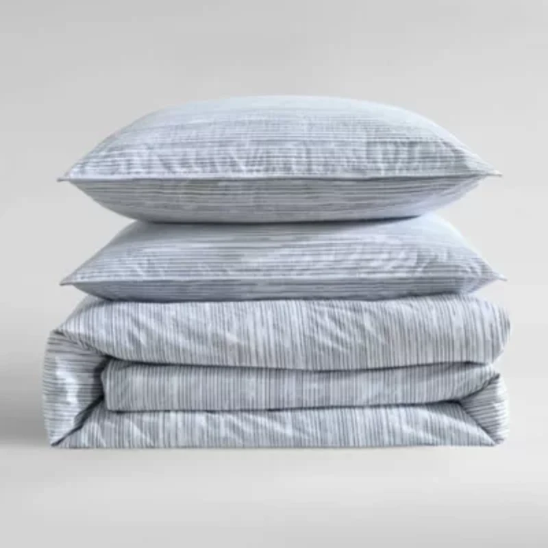 Wavy Stripe Cotton Duvet Set