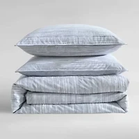 Wavy Stripe Cotton Duvet Set