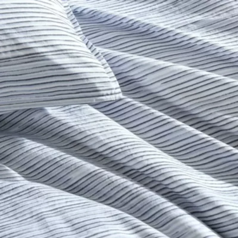 Wavy Stripe Cotton Duvet Set