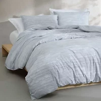 Wavy Stripe Cotton Duvet Set