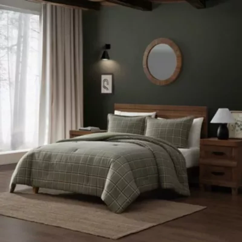 Alpine Plaid Cotton Comforter Set