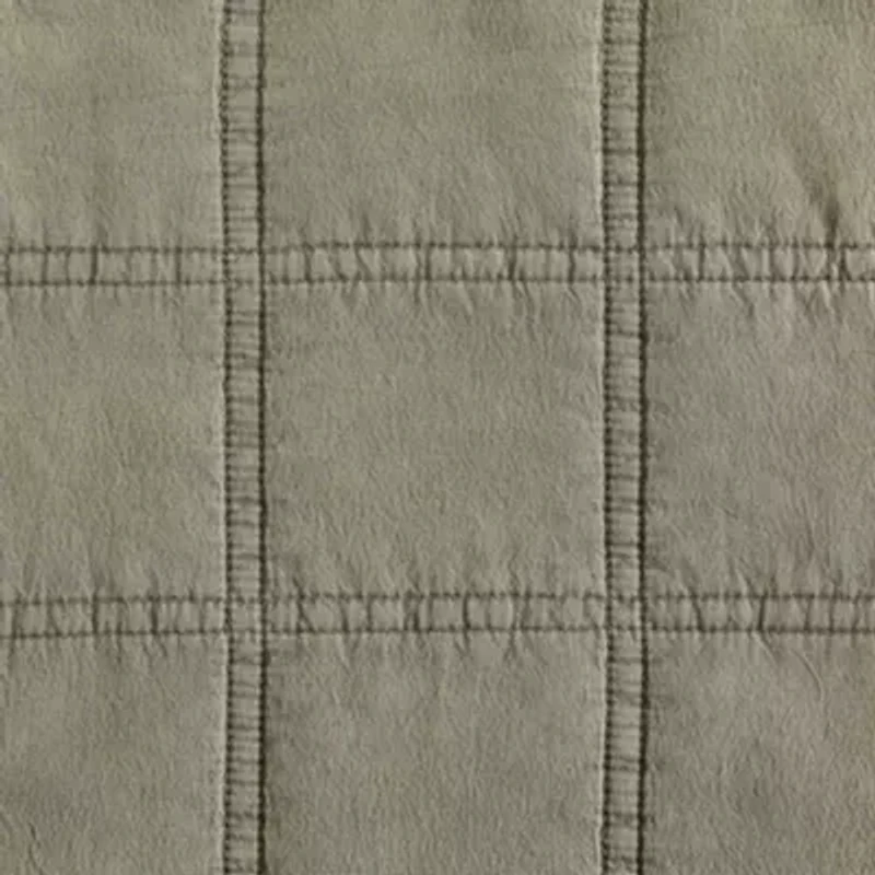 Stonewashed Microfiber Quilt Set