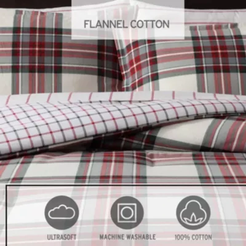 Serendipity Plaid Cotton Comforter Set