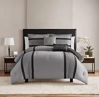 Hamden Pleated 4-5 Piece Soft Microfiber Comforter Set