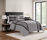 Hamden Pleated 4-5 Piece Soft Microfiber Comforter Set