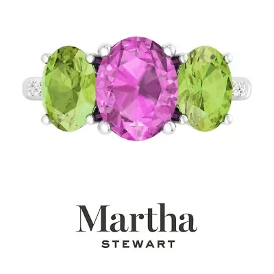 Lab Created Martha Stewart 5 Carat Oval Shape Sapphire
