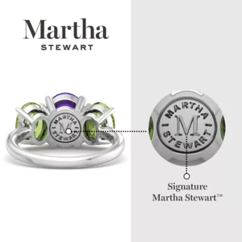 Lab Created Martha Stewart 5 Carat Oval Shape Amethyst