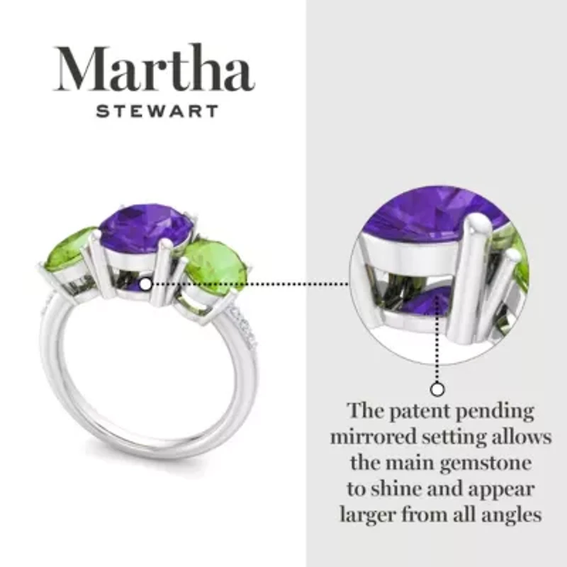 Lab Created Martha Stewart 5 Carat Oval Shape Amethyst