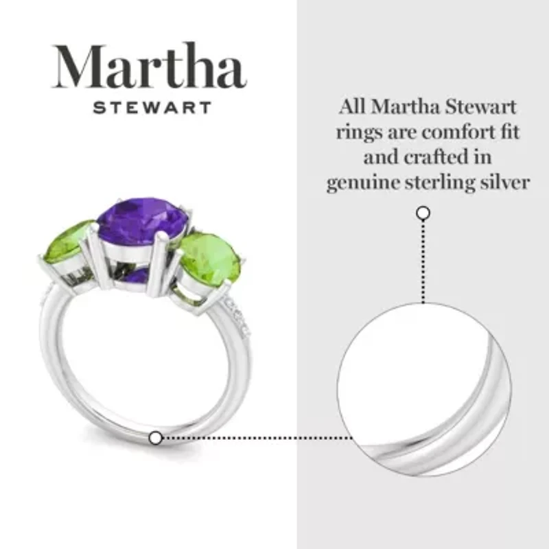 Lab Created Martha Stewart 5 Carat Oval Shape Amethyst