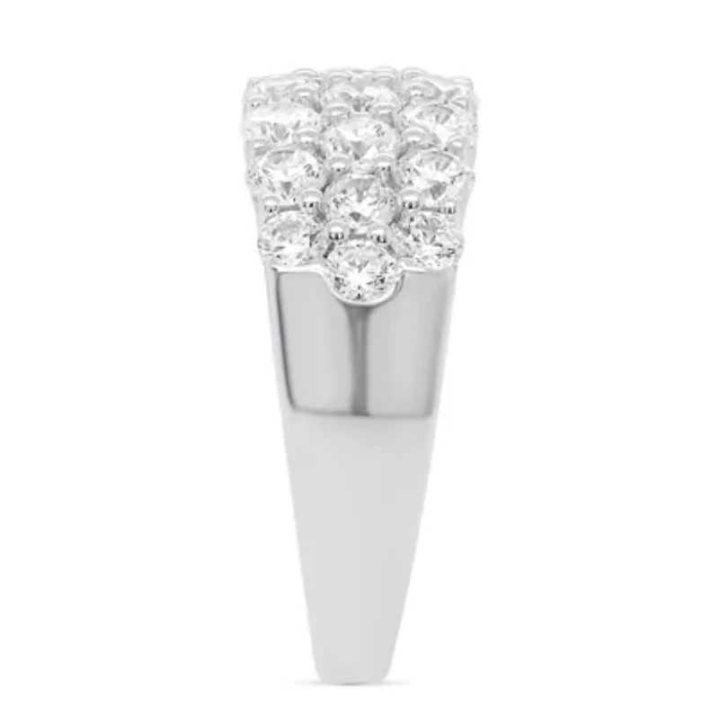 Lab Created 2CTW Grown Diamond Statement Ring Sterling Silver